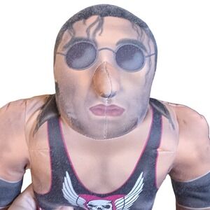 Vintage‎ 1999 WCW Bret Hitman Hart Talking Plush Wrestling Buddy NWO Toys Marvel